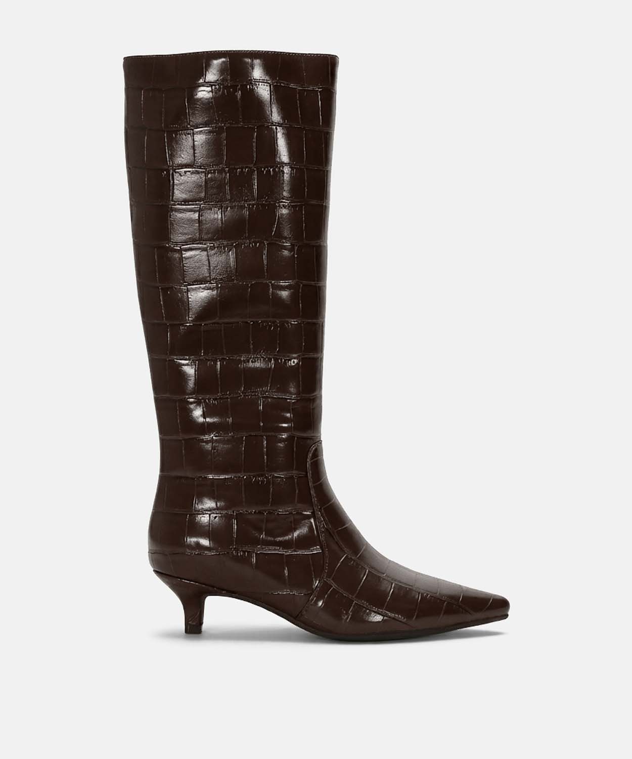 Bota alta tac&oacute;n kitten